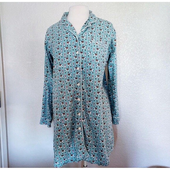 World Market Other - World Market Exotic Pajamas Womens Size L/XL Llama all over  Print Nightshirt